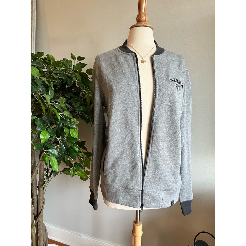 NWOT Rare Jack Daniel’s unisex zip up sweater